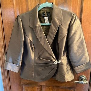 Alex Evenings - Dark Gold Dressy Blouse